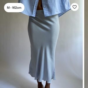 Djerf Avenue Dream Skirt Baby Blue